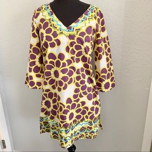 BODEN Ibiza Kaftan tunic cover-up dress size 10